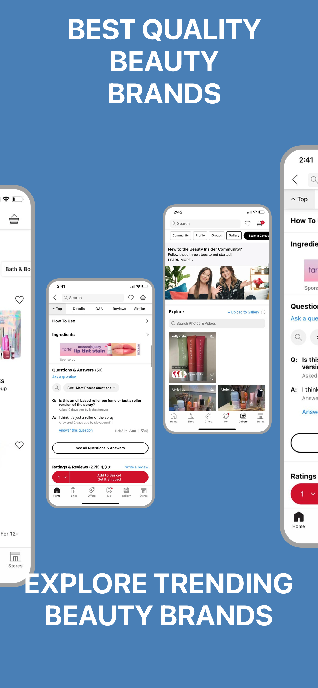 App Store screenshot template for shopping app – flash sale deals