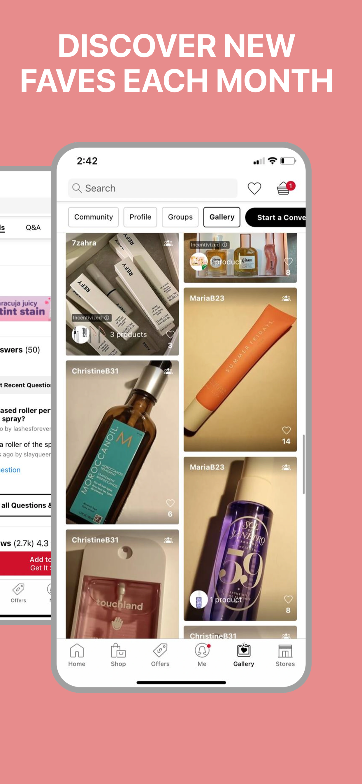 App Store screenshot template for shopping app – product detail and add to cart